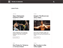 Tablet Screenshot of kungfukingdom.com